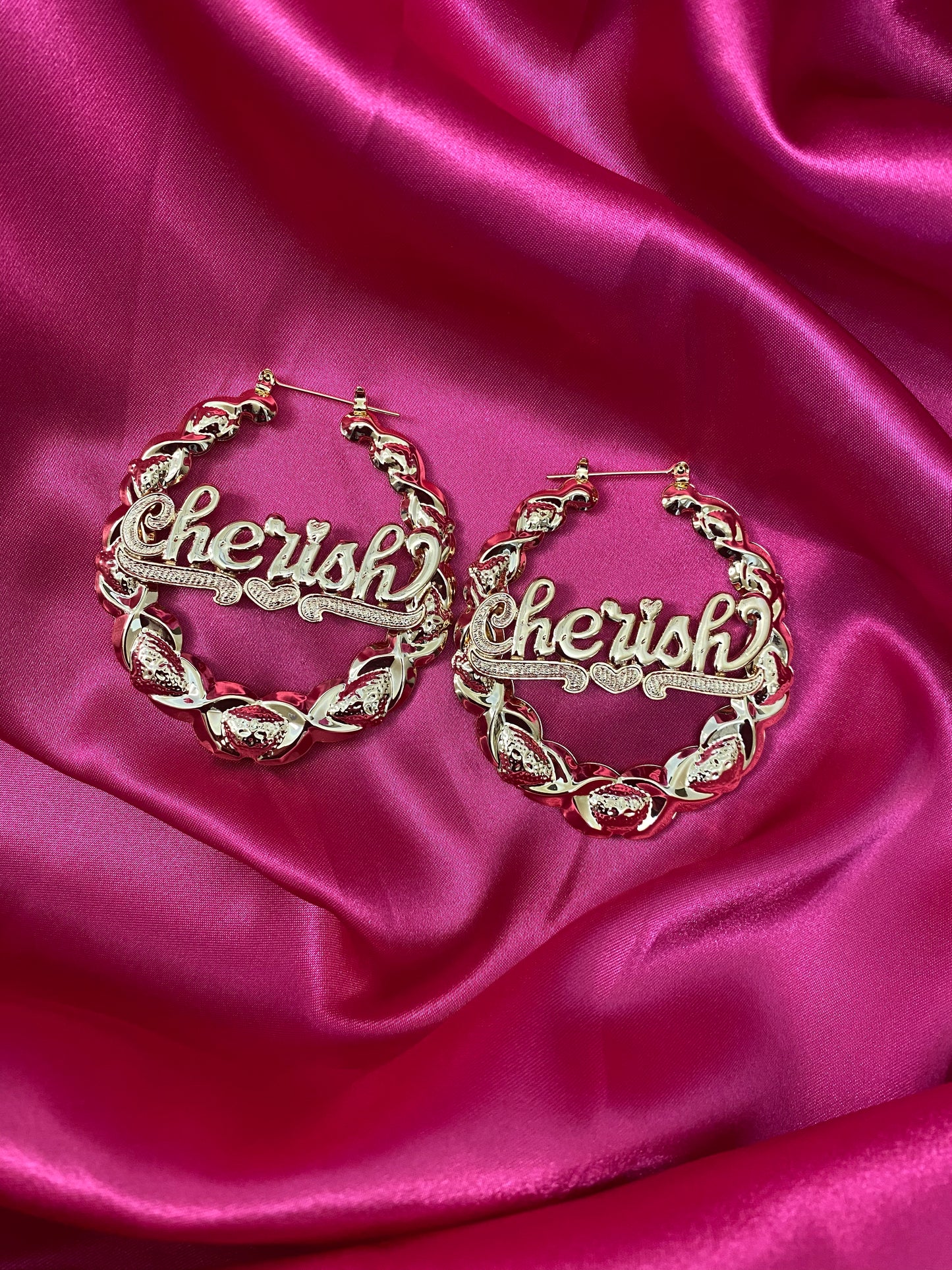 Fly Girl Custom Name Earrings