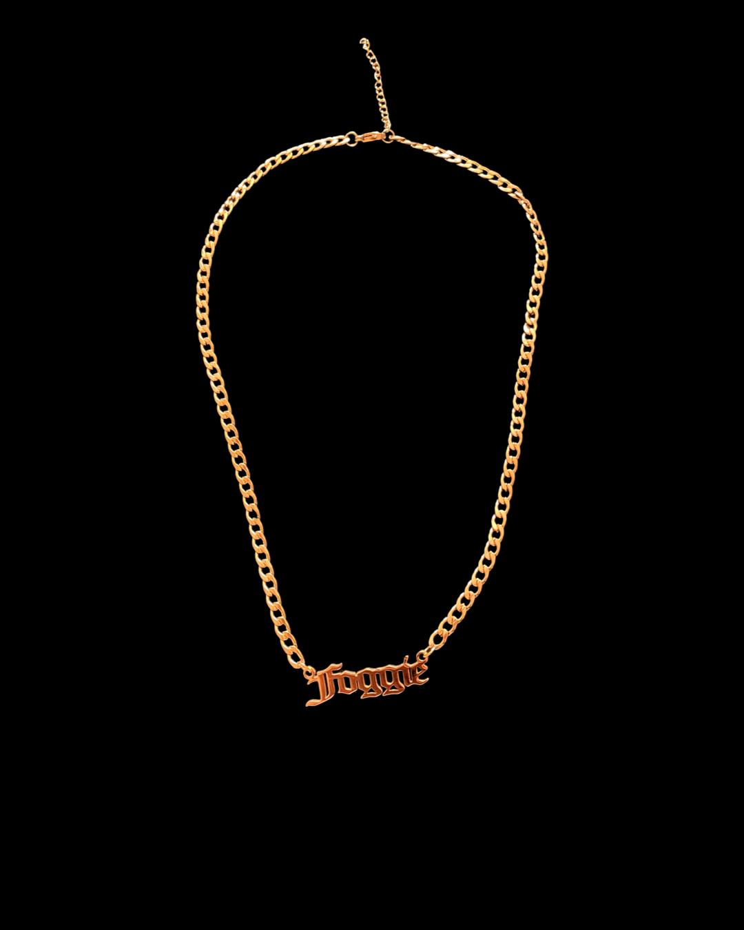 Old English Font Name Necklace