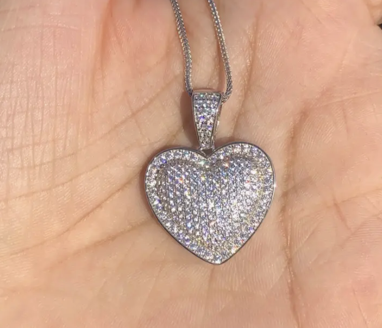 Angeles Crystal Heart Necklace (Pre-Order)