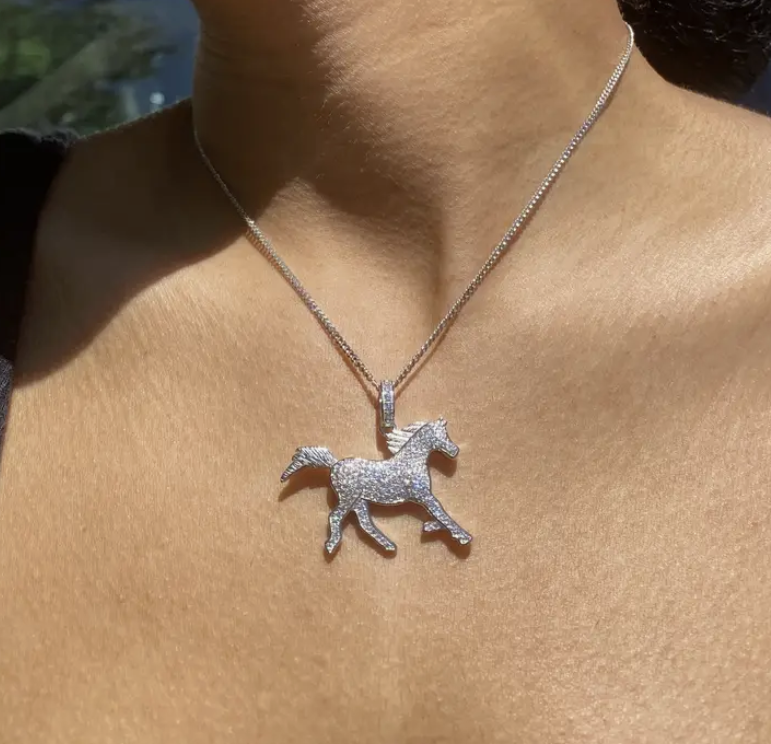 Stallion Crystal Necklace (Pre-Order)