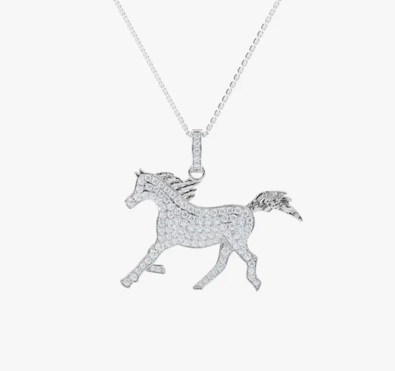 Stallion Crystal Necklace (Pre-Order)