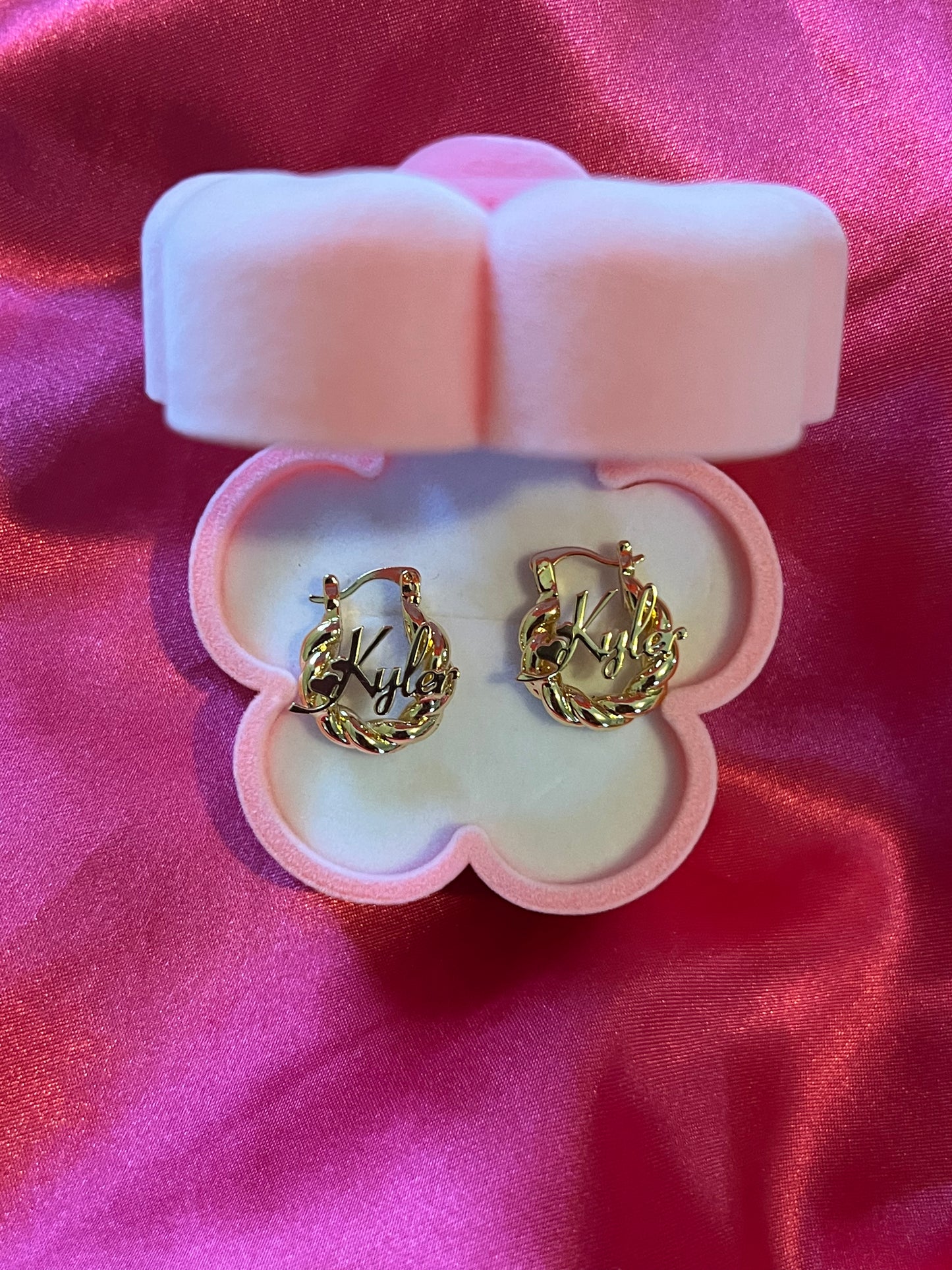 Extra Small Custom Name Hoops