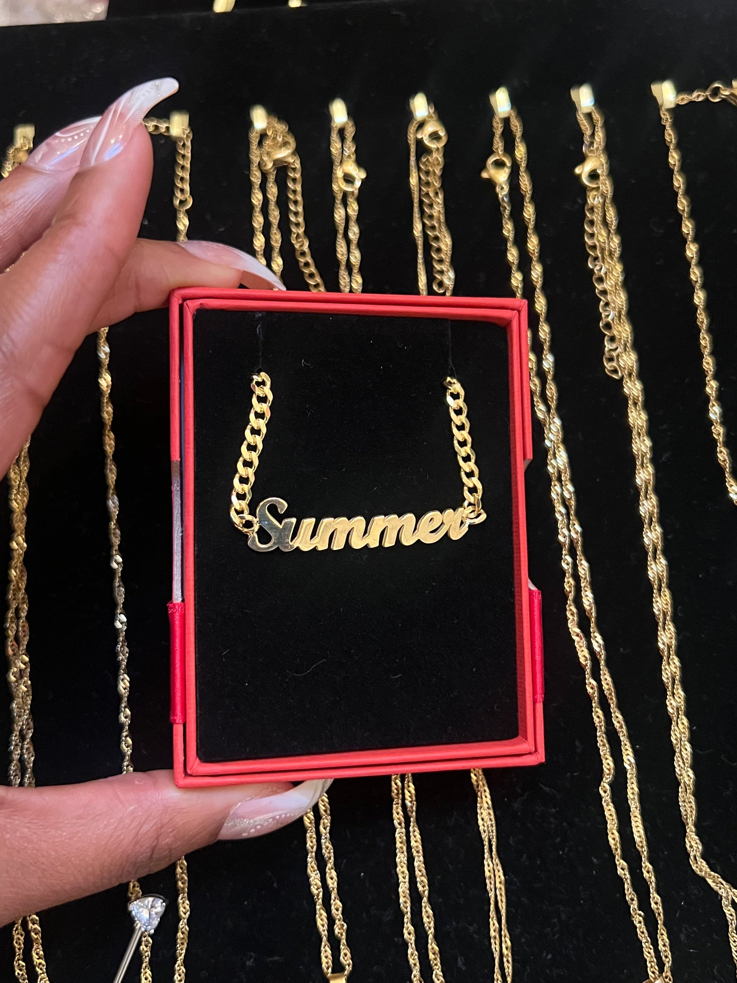 Custom Name Bracelet (cursive font)