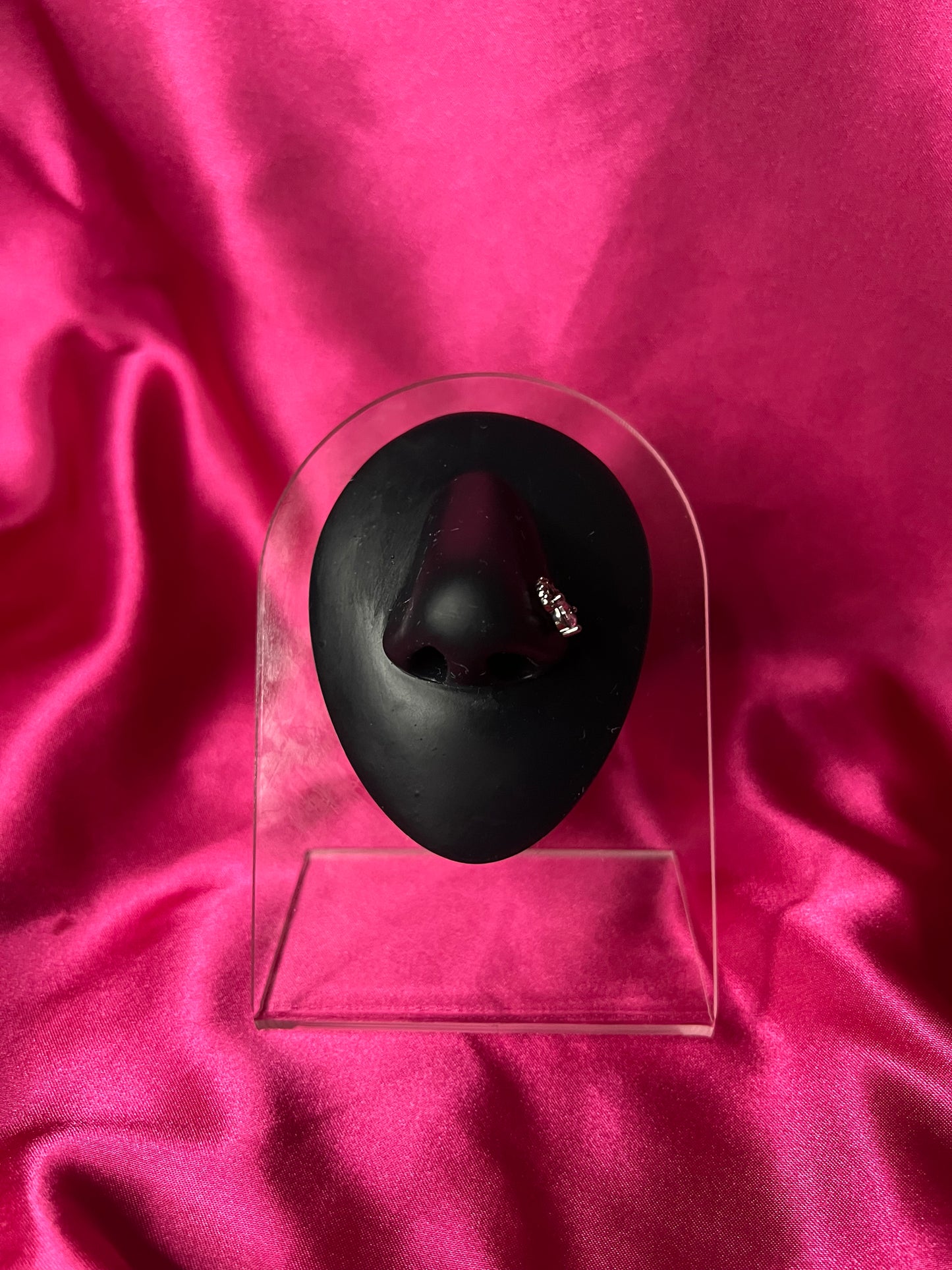 Your Love Pink Diamond Nose Pin Ring