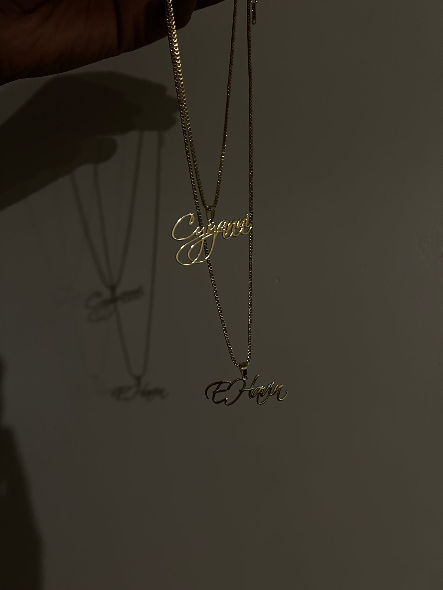 Cursive Script Nam Necklace