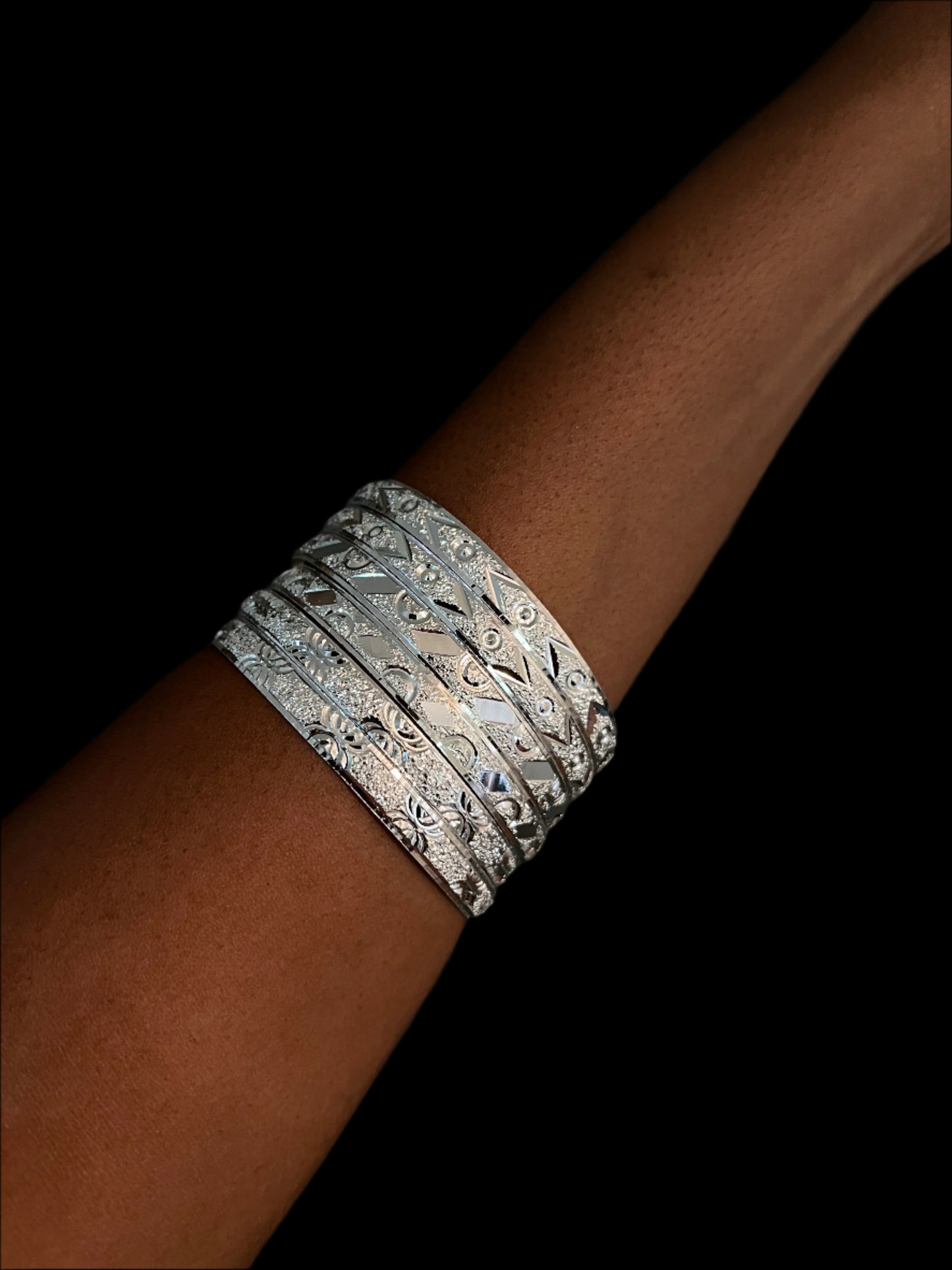 Silver Bangle Bracelet