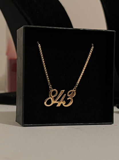 NEW! Custom Area Code Necklace