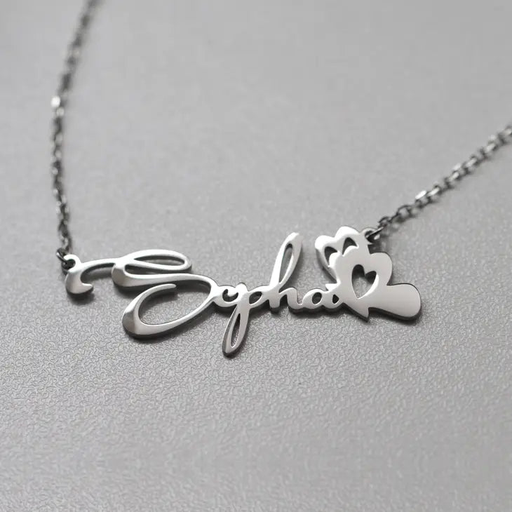 Customized Name Necklace With Butterfly 2