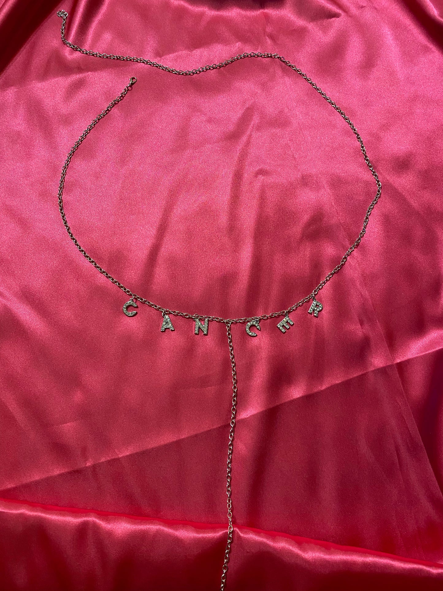 Rhinestone Waist Zodiac Chain/Thong